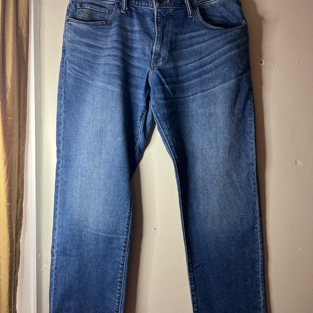 Men's TODD SNYDER Blue Jeans indigo size 36x32 excellent condition